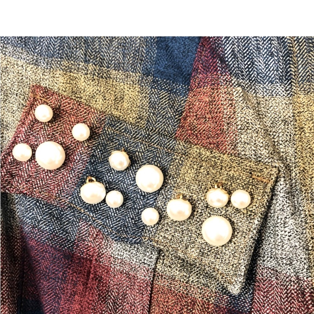 CAbi 3555 Plaid Collage Jacket Fall 2018 - Picture 10 of 10